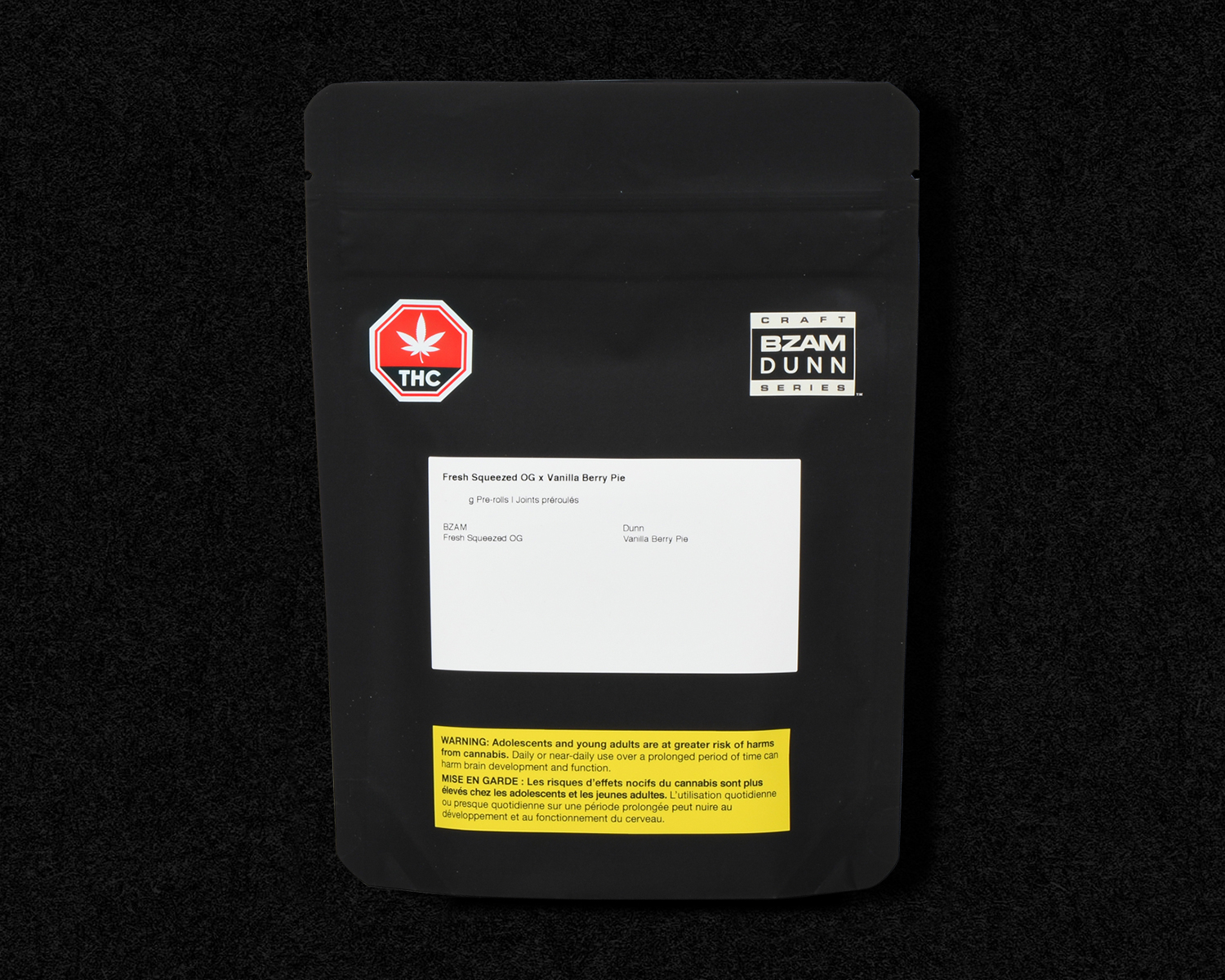 BZAM x Dunn Fresh Squeezed OG + Vanilla Berry Pie Pre-Roll Multi-Pack